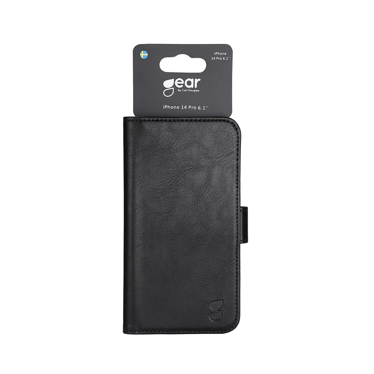Gear iPhone 14 Pro lommebokdeksel (sort)