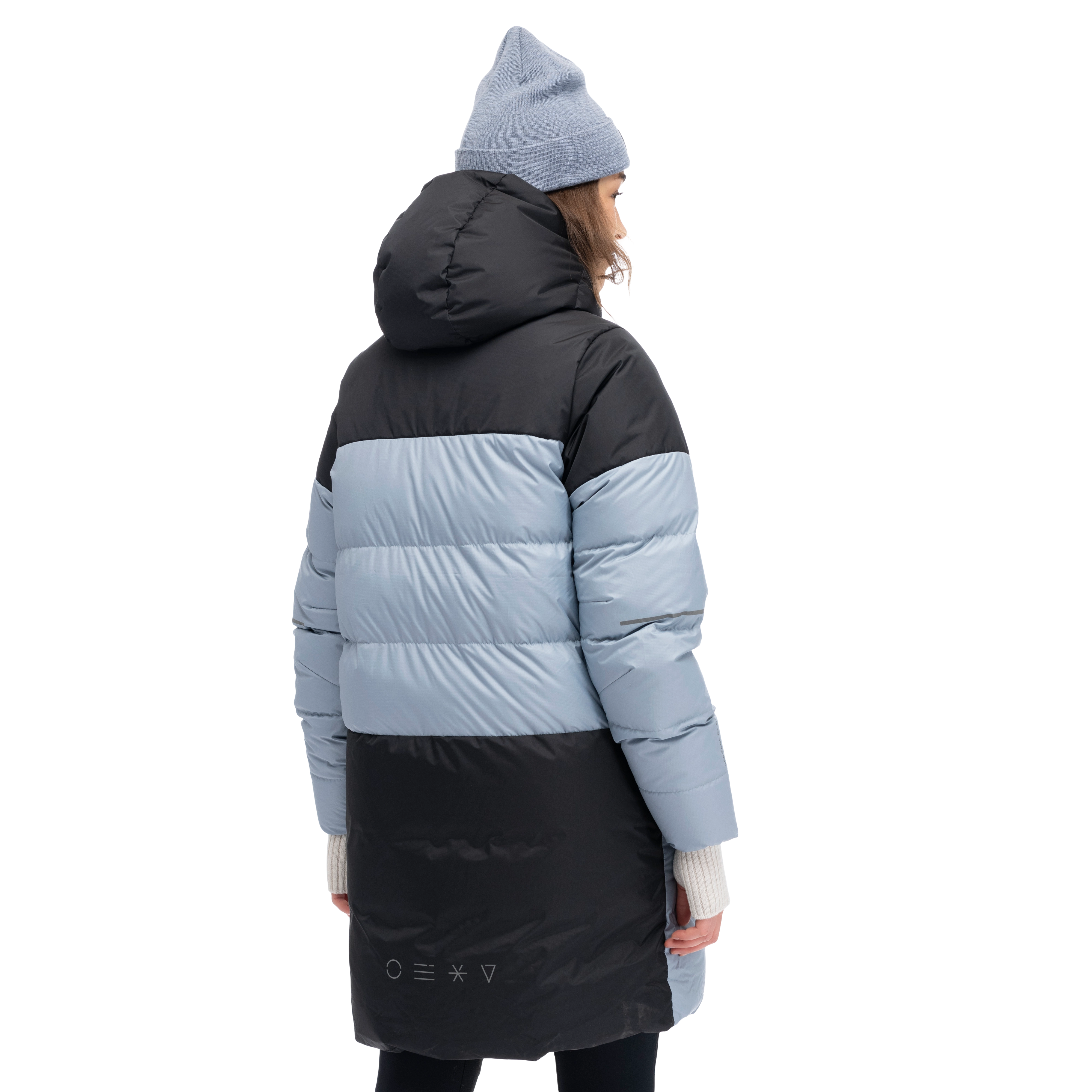 Oslo Urban Down Parka Husky Blue / Black