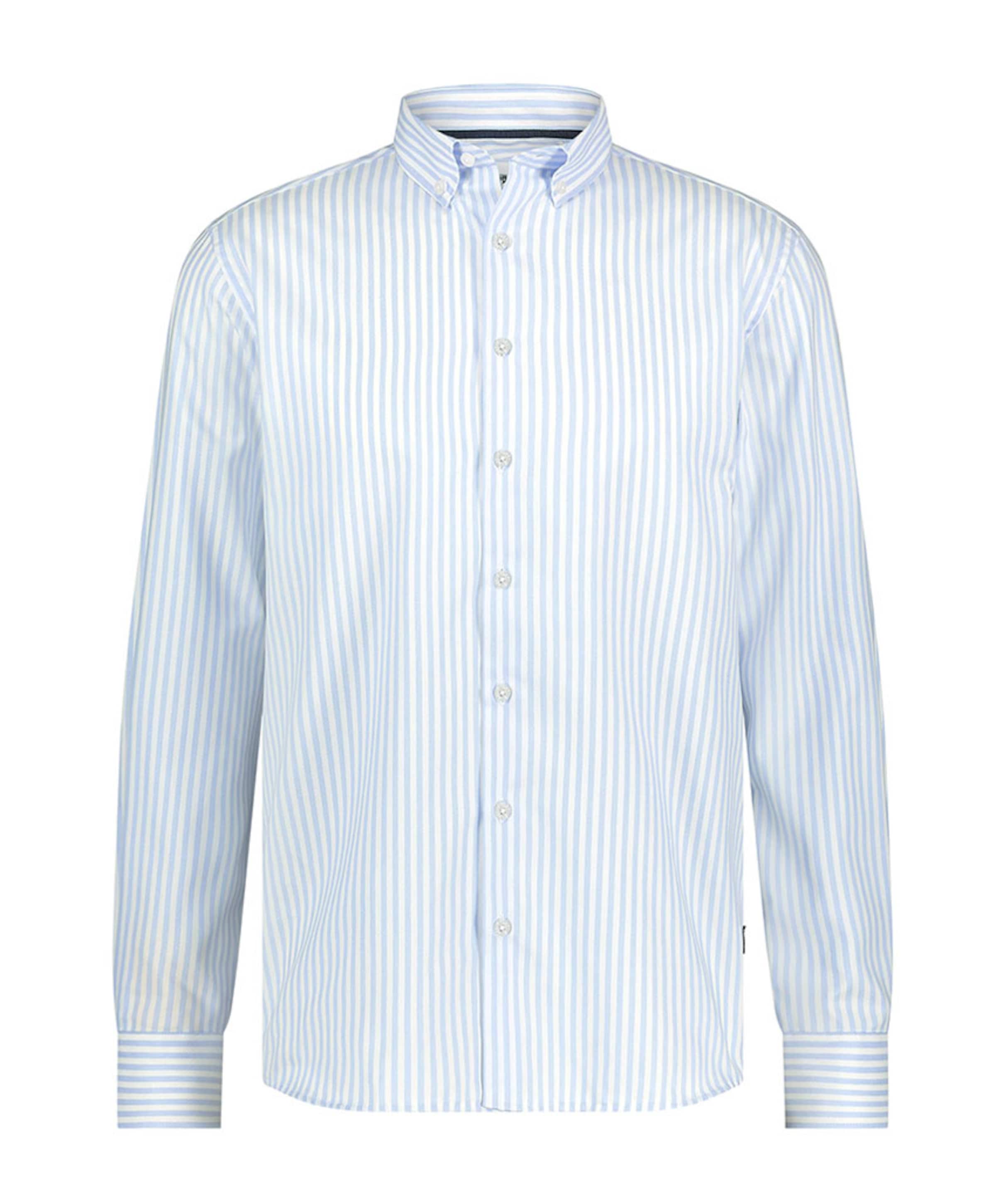 State of Art Overhemd lange mouw blauw