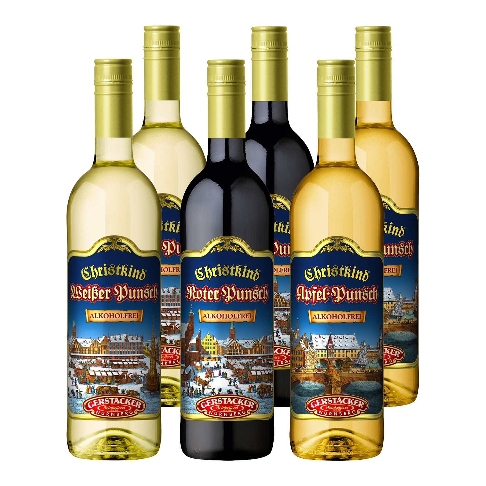 Gerstacker Christkind alkoholfreier Punsch 6 x 0,74 Liter