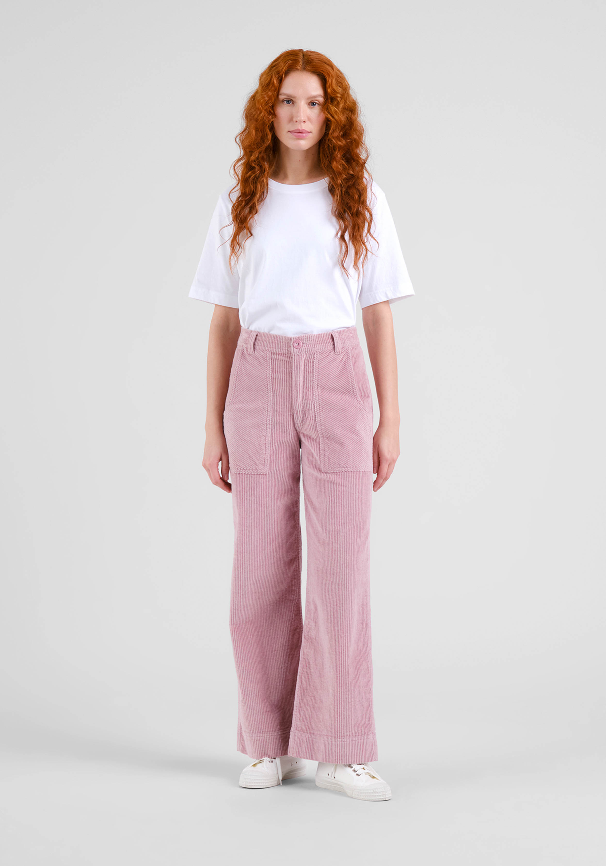 Dedicated Cord-Hose Vara Workwear Lilas Pink