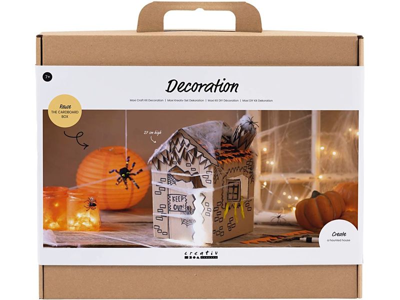 Creativ Company Bastelset Halloween Dekoration Spukhaus Maxi Kreativ Set