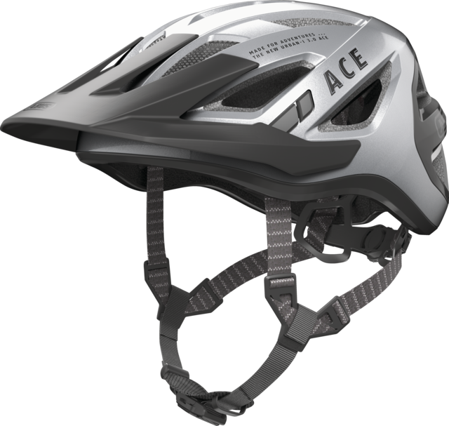 ABUS Urban-I 3.0 ACE cykelhjelm Gleam Silver