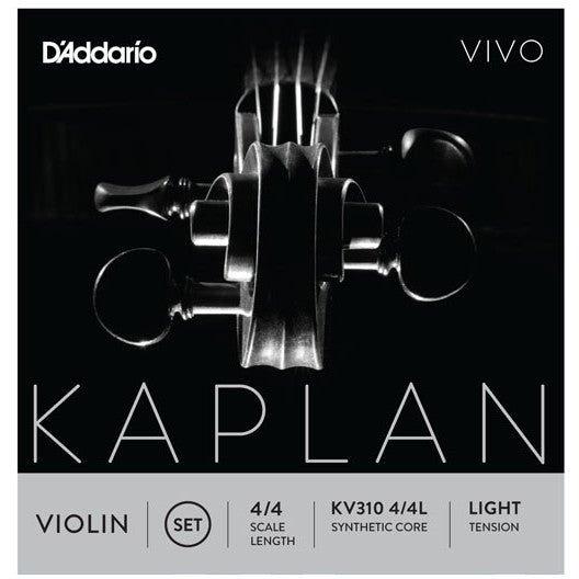 D'Addario Kaplan Vivo KV310 4/4 Light vioolsnaren set