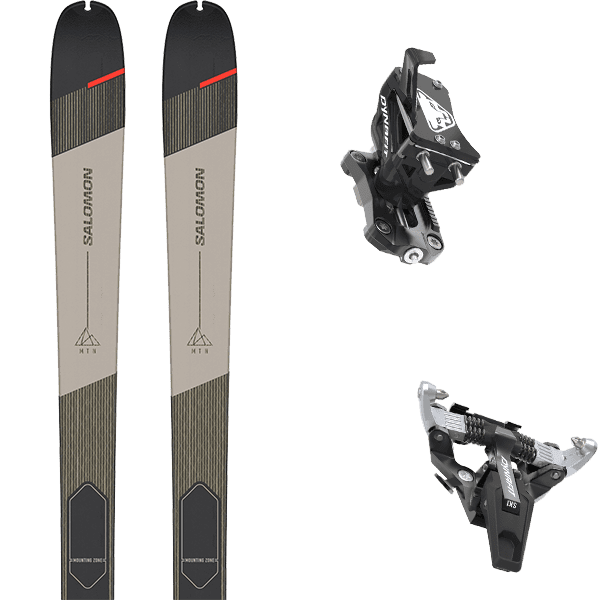 Pack ski de randonnée SALOMON MTN 80 CARBON + Fix