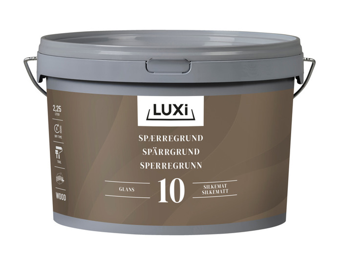 Spærregrunder til træ 2,25 liter - Luxi