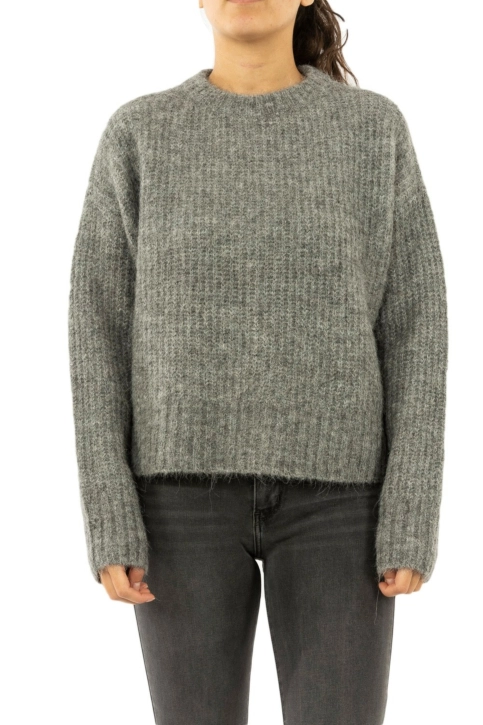 pull hiver Veromoda 10221504 sabrina medium grey melange