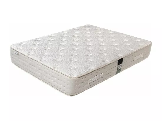 Matelas Purlux, 26cm, latex, indépendance du couchage, face été/hiver + Oreiller, 160x200cm