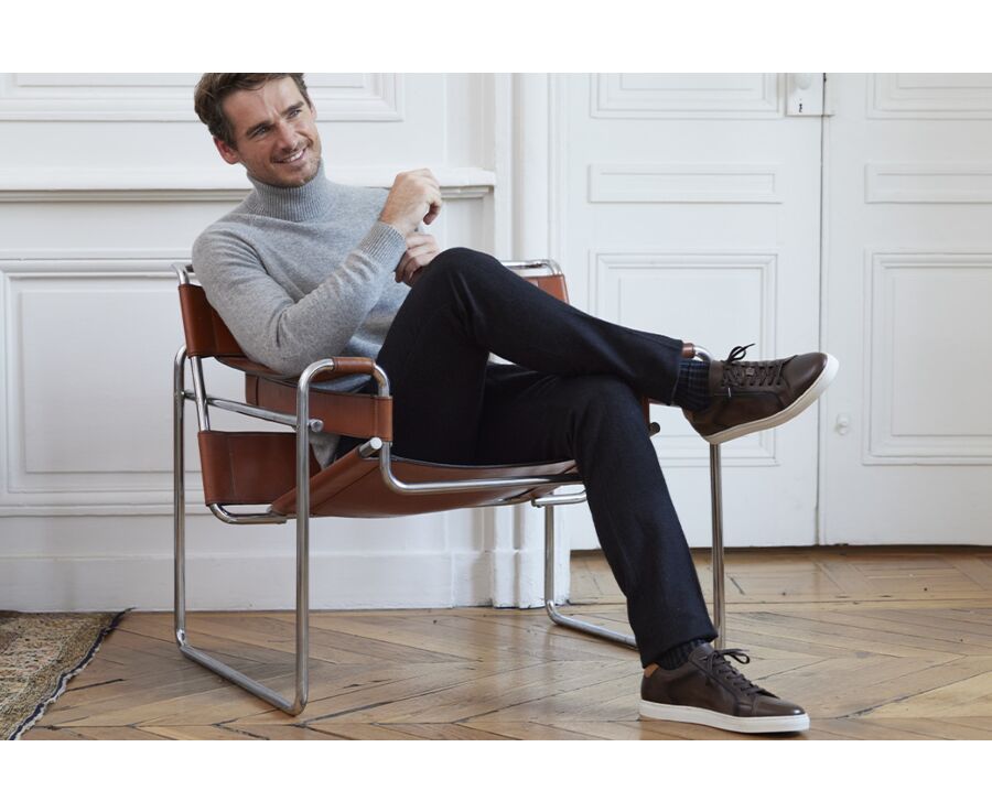 Pantalon Jogpant Anthracite chiné - KOLTON