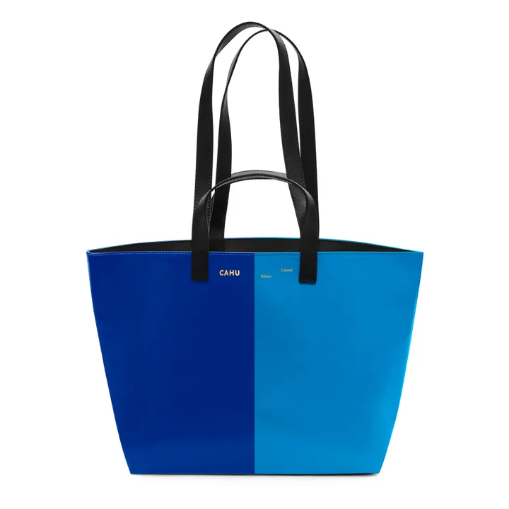 Cahu Cabas Zippé Le Pratique Small | Bleu