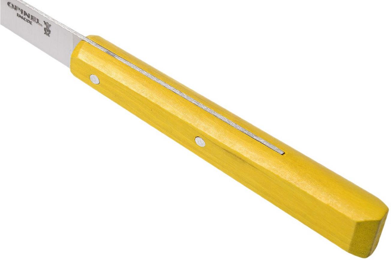 Opinel tafelmes Bon Appétit, N°125, geel