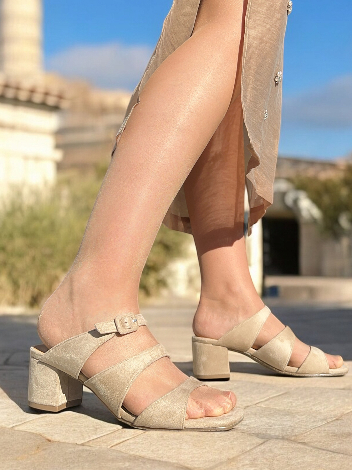 Duffy Rivello Quindici Sandalette Nude