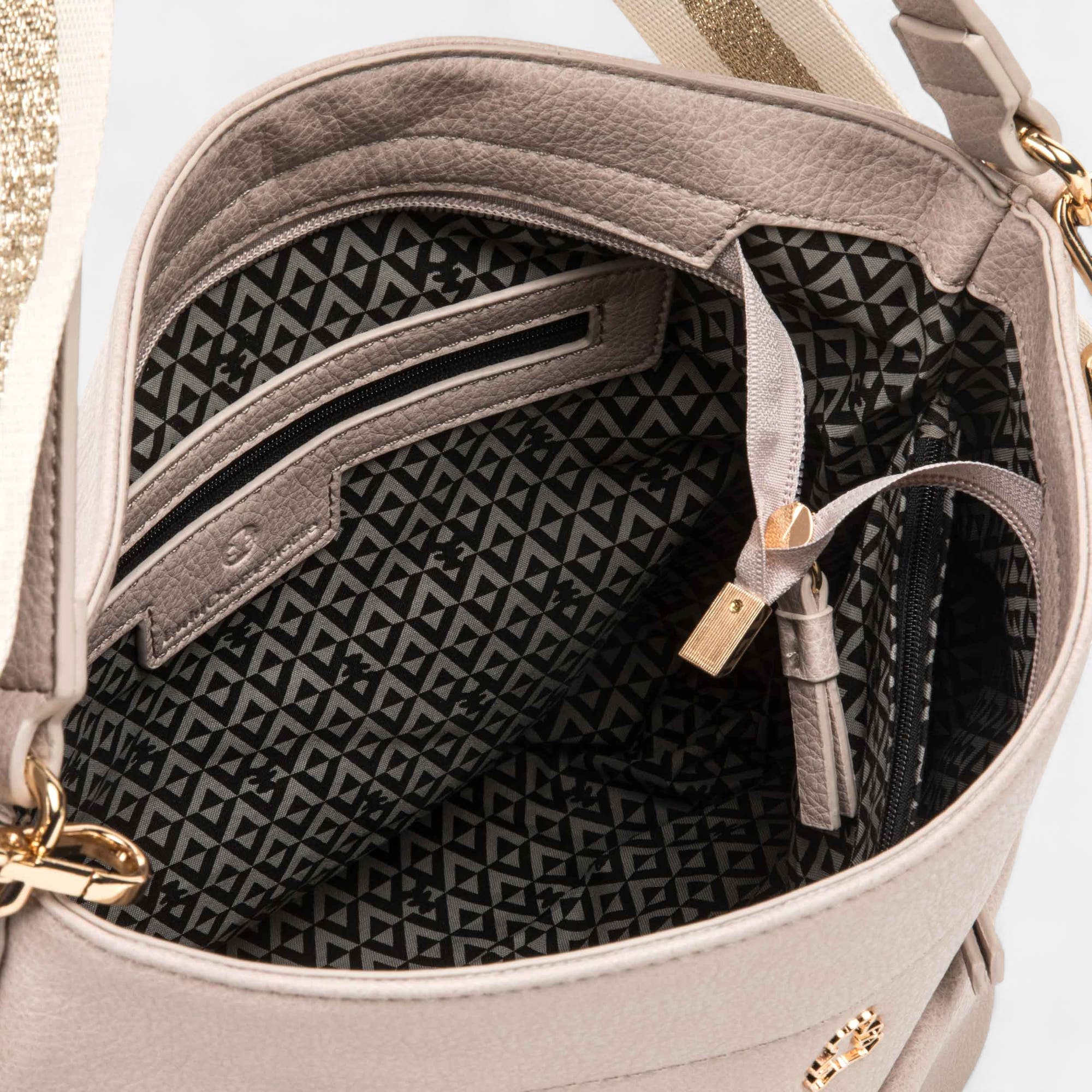 Sac de shopping taupe