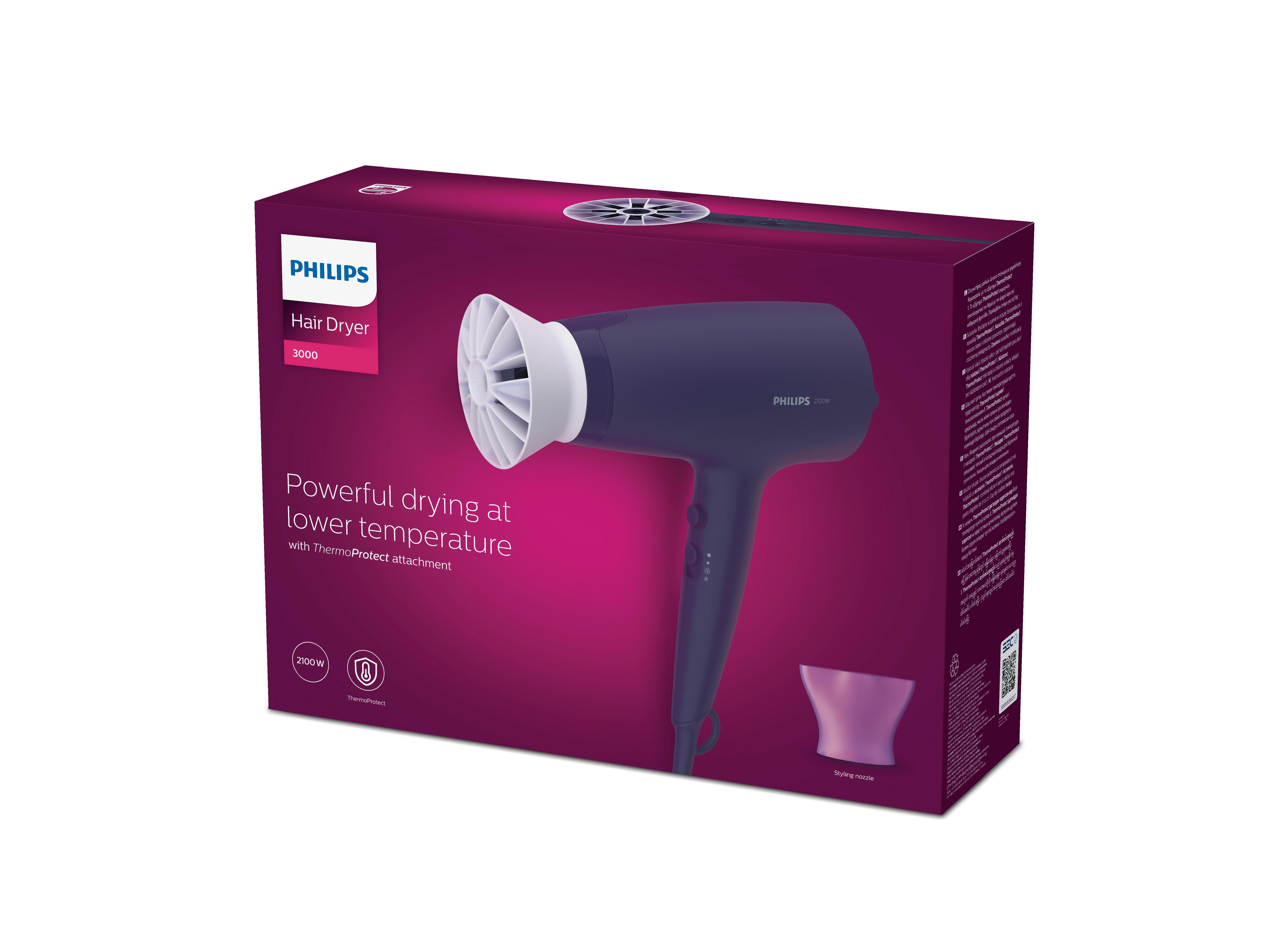 SECADOR DE CABELO PHILIPS BHD340/10 3000 SERIES