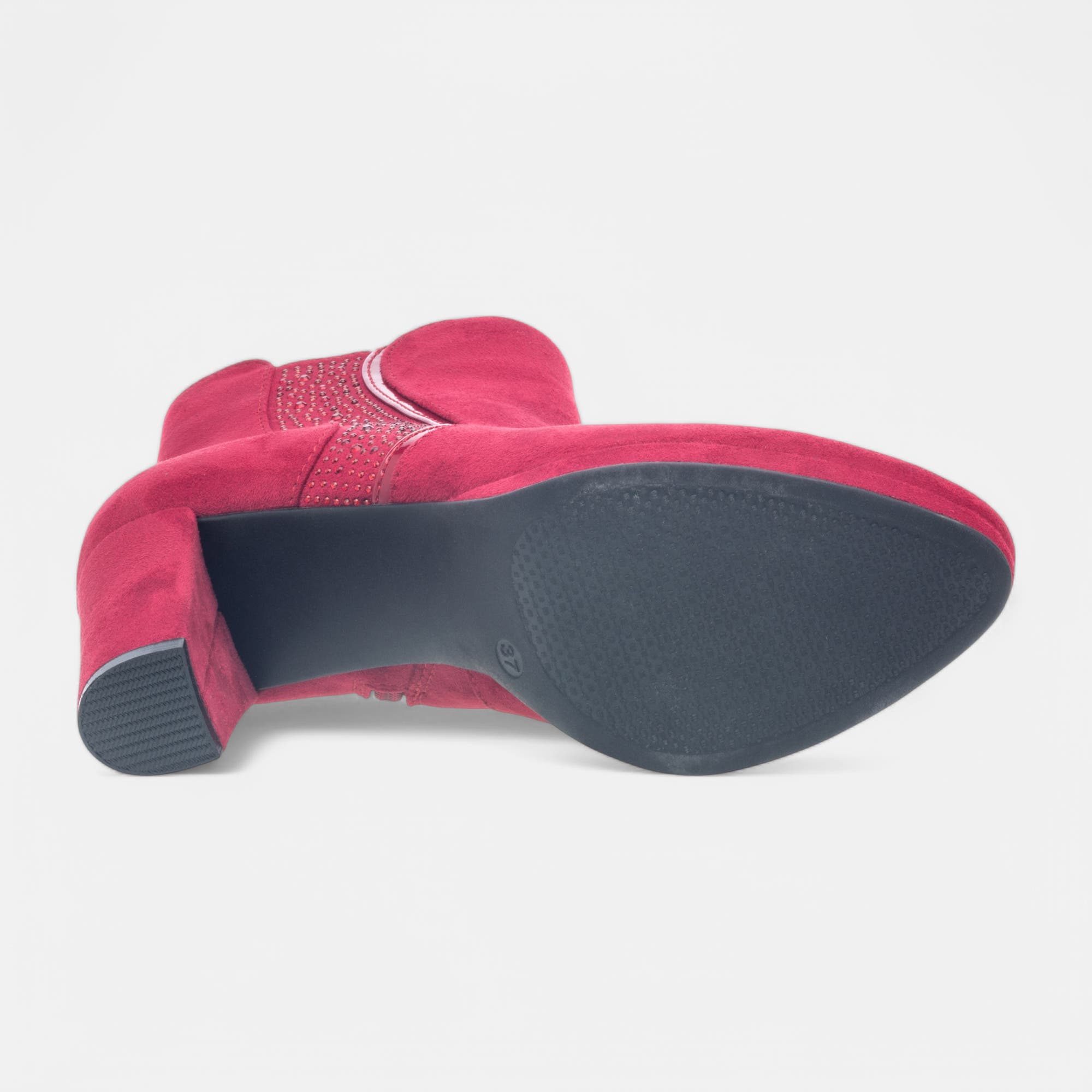 Bottines à talon Femme rouge
