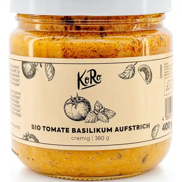 Bio Tomate Basilikum Aufstrich