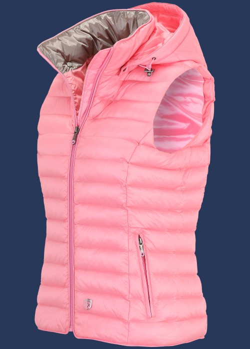 Italy Vest Hood MoShiHiTec, Lipstickrose
