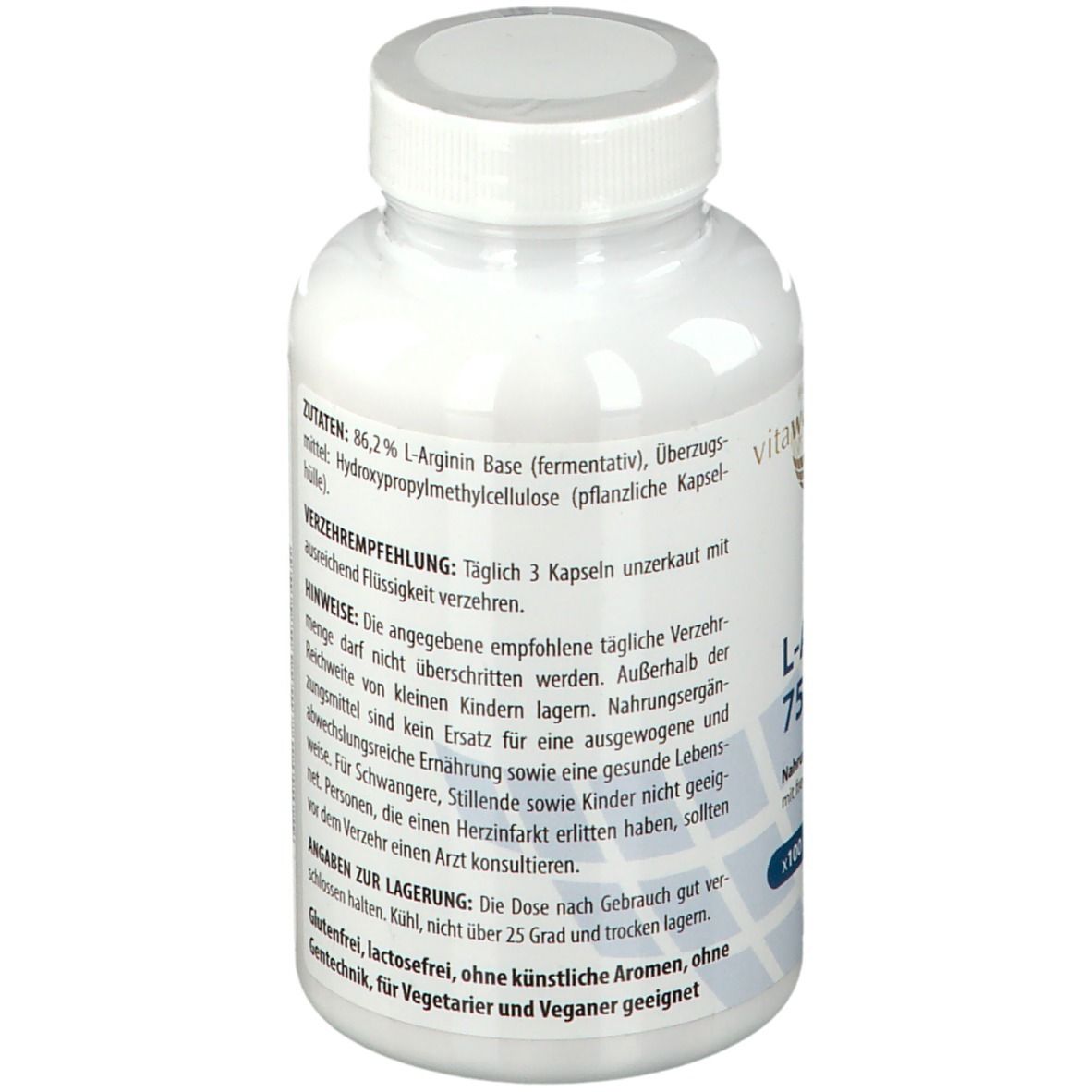 L-Arginin 750 mg