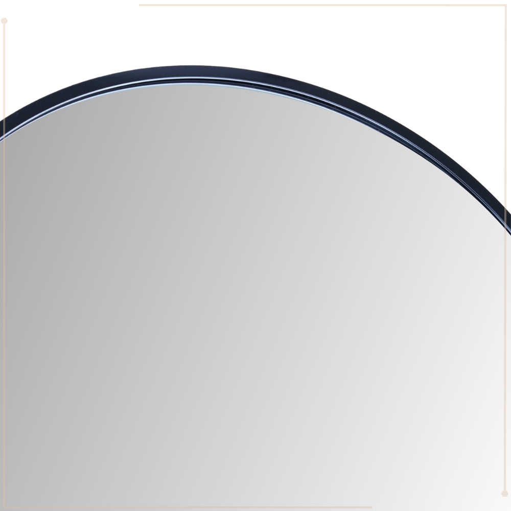 MISOU Passpiegel 150cm Nola - Zwart