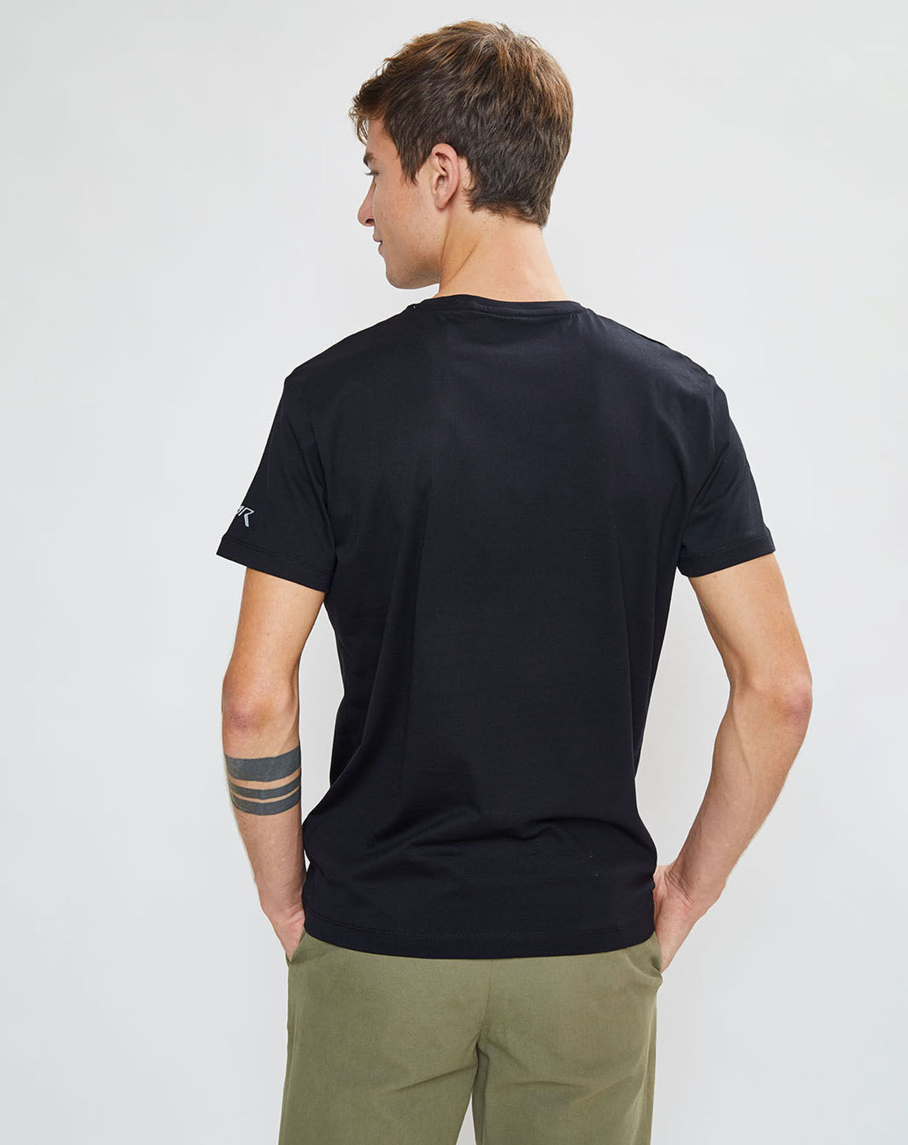 Hackett London T-Shirt Logo Aston Martin Racing noir