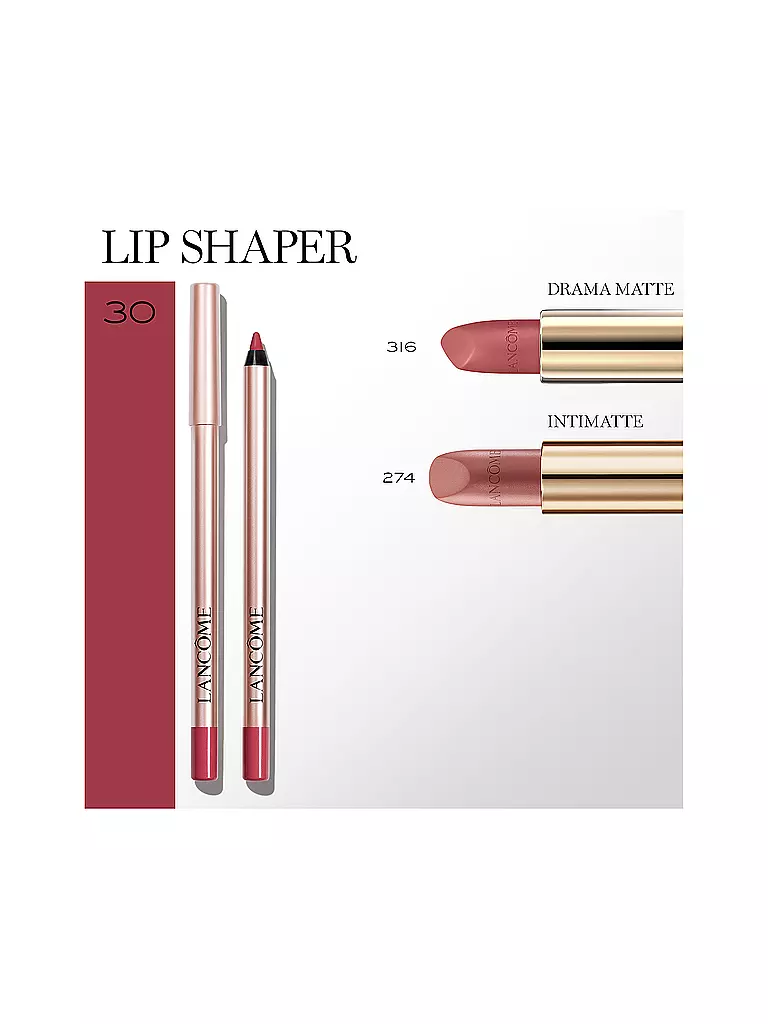 LANCÔME Lippenkonturenstift - Lip Idôle Lip Shaper Creamy Matte Lip Liner (30 Lisa's Coral Glow) koralle