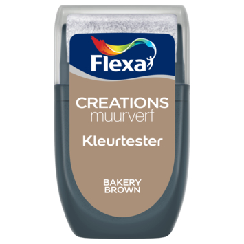 Flexa Creations muurverf Kleurtester Bakery Brown mat 30ml