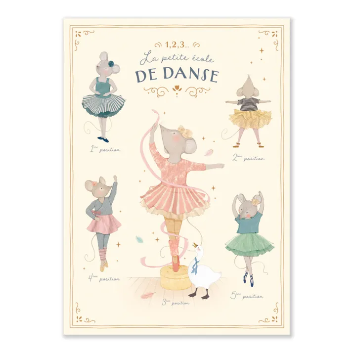 Moulin Roty Affiche La petite école de danse