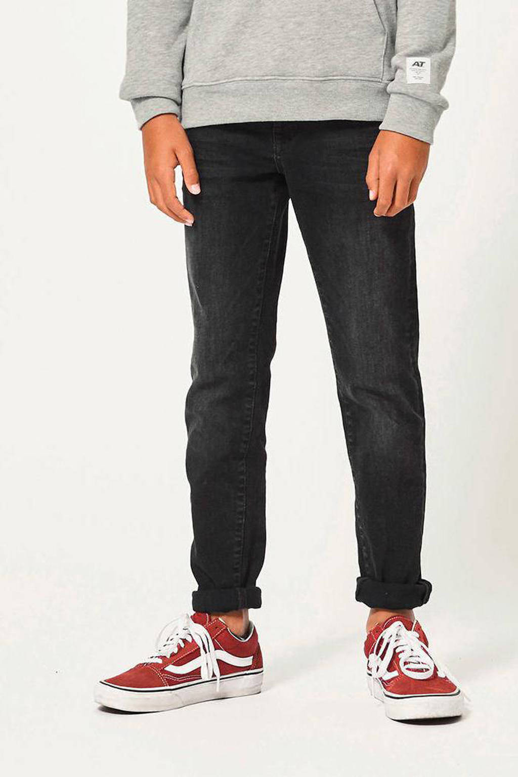 slim fit jeans Kid washed black