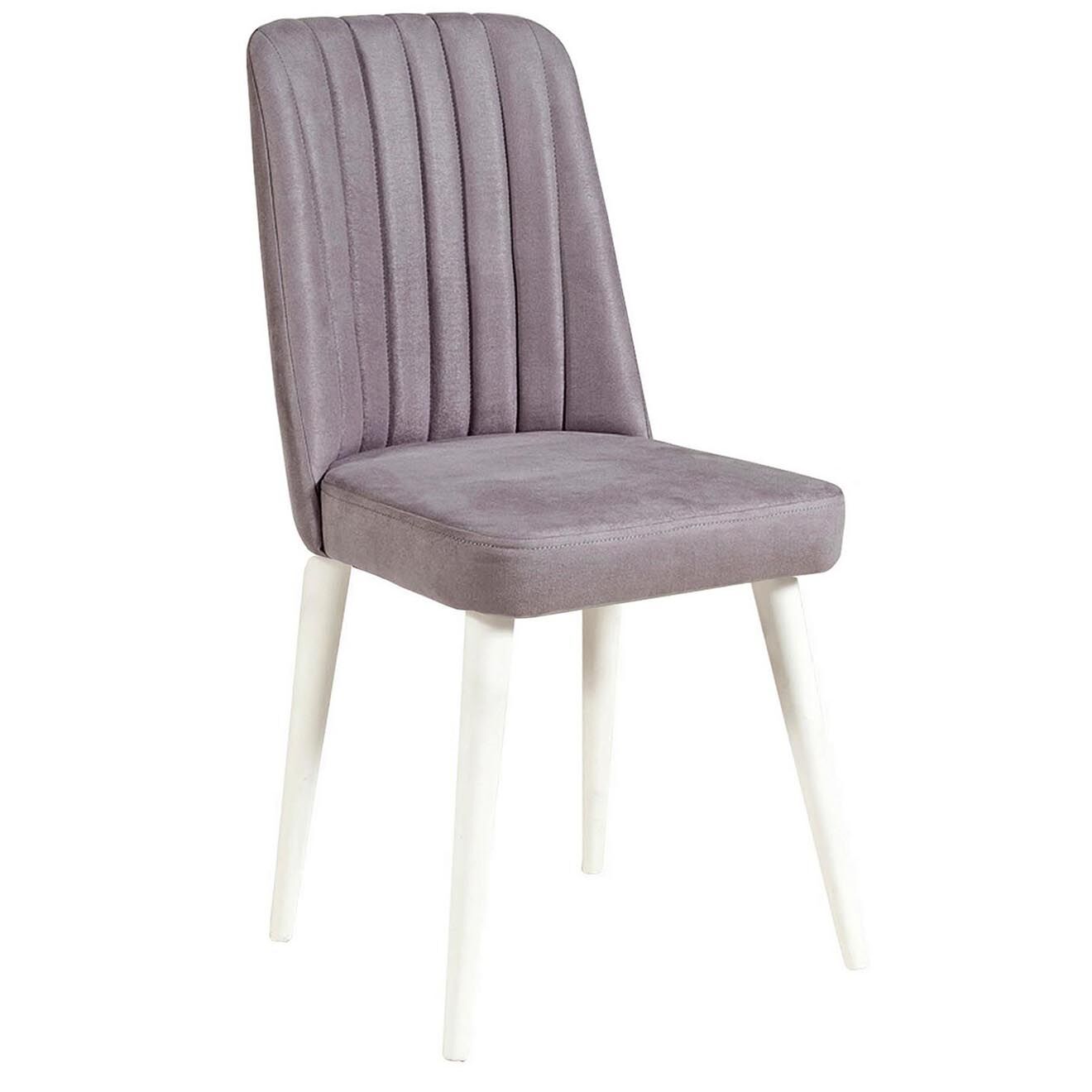 Homitis Chaise Stormi blanc/gris - 100x48x39 cm
