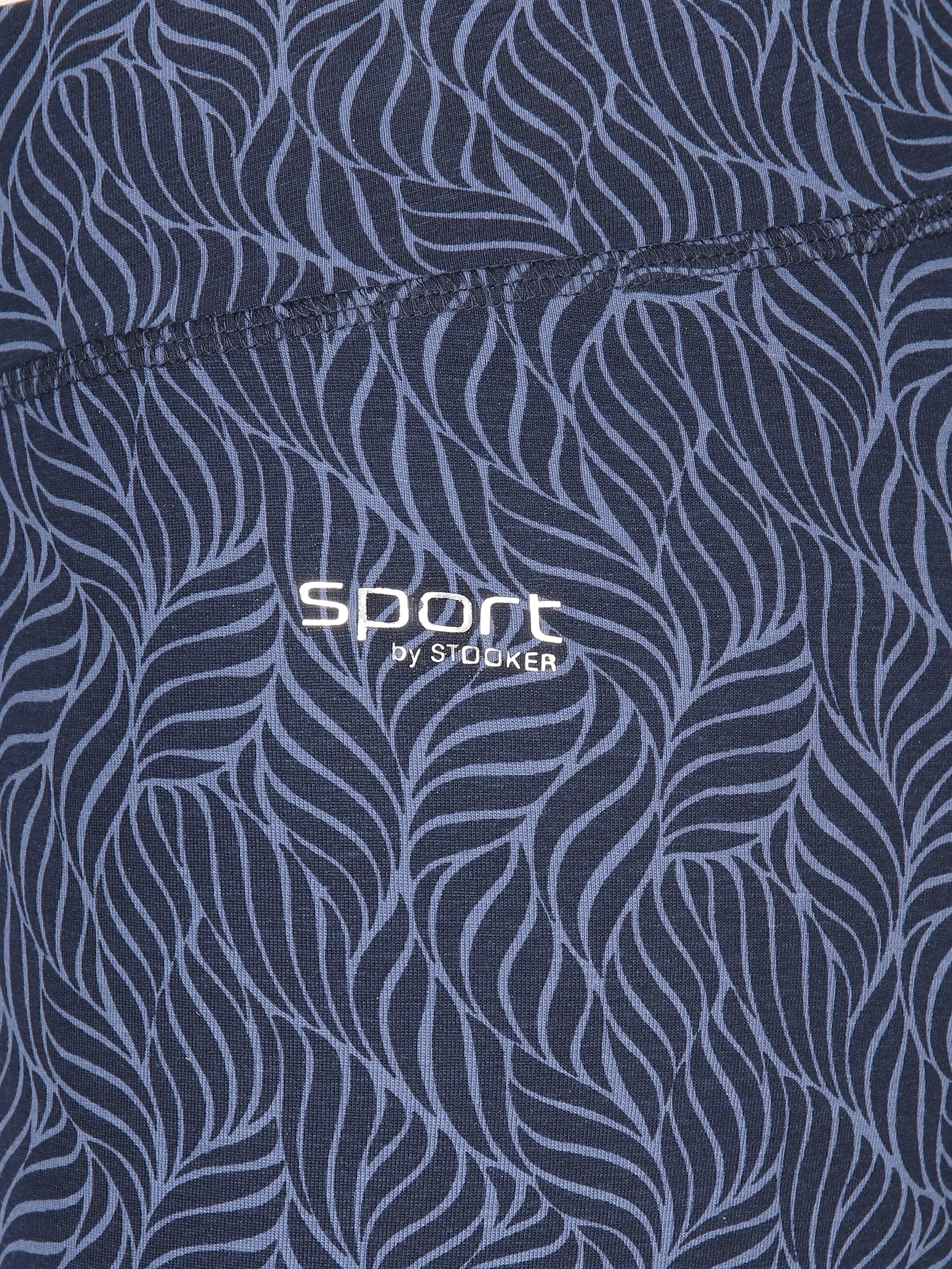 Damen Sporthose in 3/4 Länge mit Alloverprint