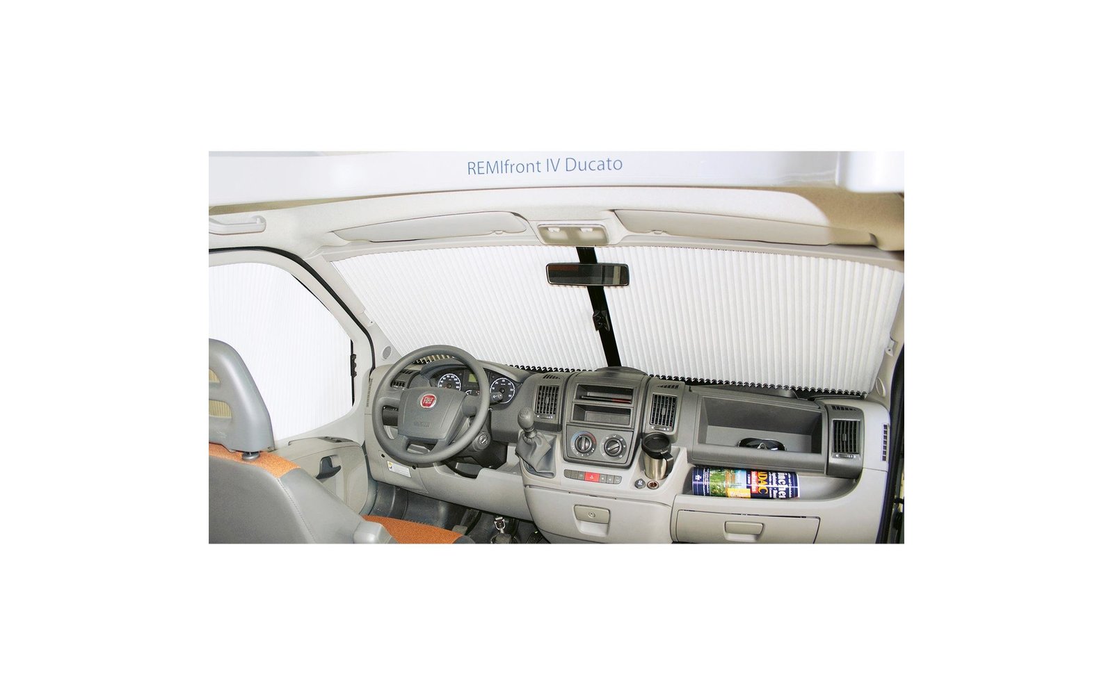 Remis Fahrerhausverdunkelung REMIfront IV Frontscheibe (Links- und Rechtslenker / ohne Sensoren) für Fiat Ducato (Modell X250) 2006 - 2014
