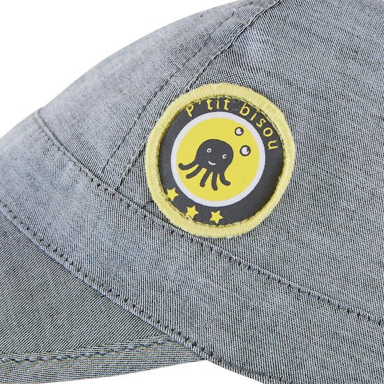 Casquette Trop Chou   Gris        6-9 mois   de               P'tit bisou