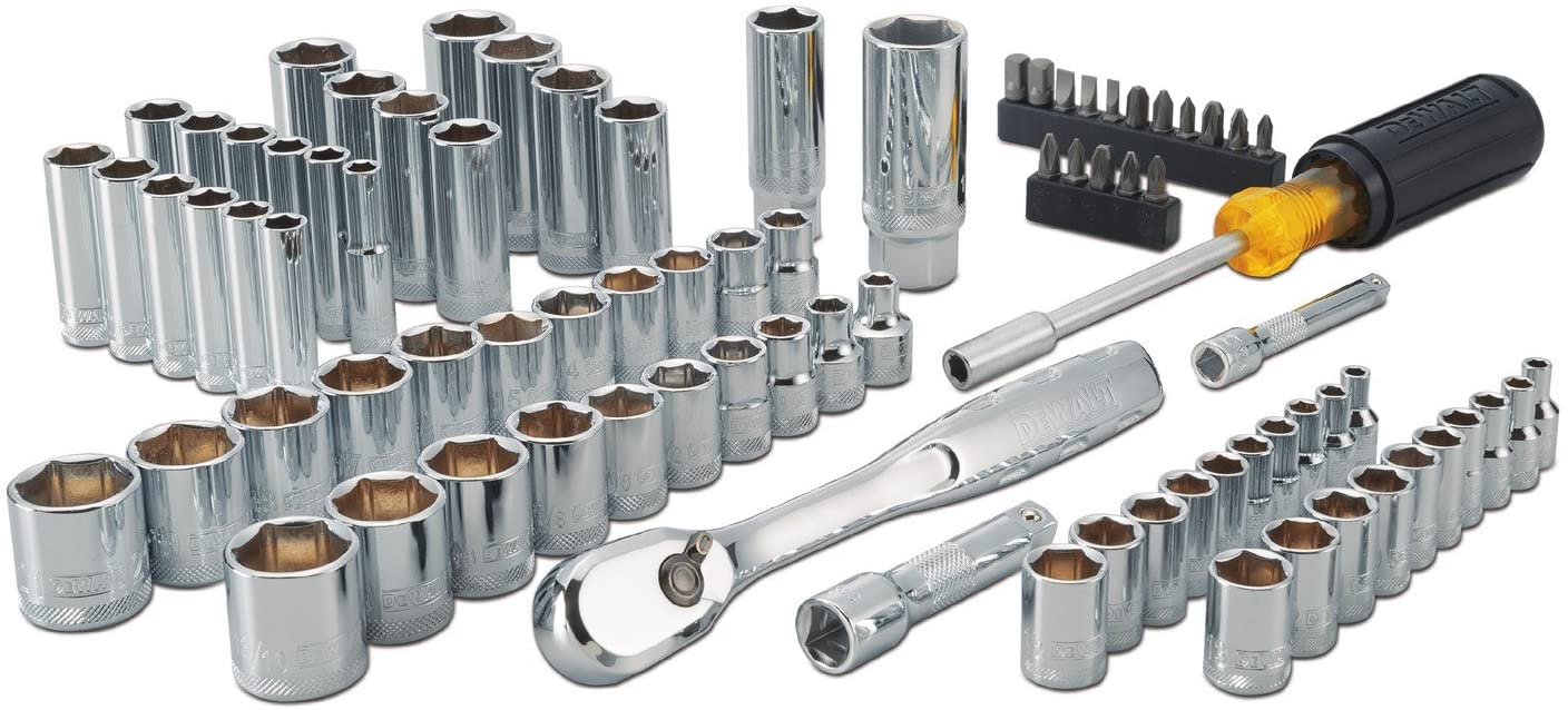 Mechanics Tool Set, 1/4" & 3/8" & 1/2" Drive, SAE/Metric, 205-piece (DWMT81534)
