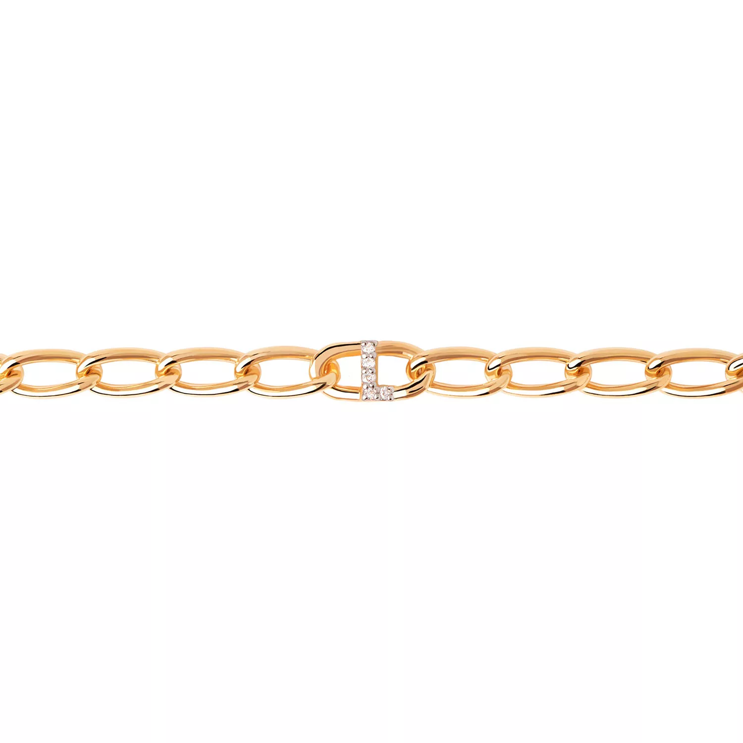 PDPAOLA Letter L Armbånd 18 kt. Forgyldt Sølv PU01-549-U
