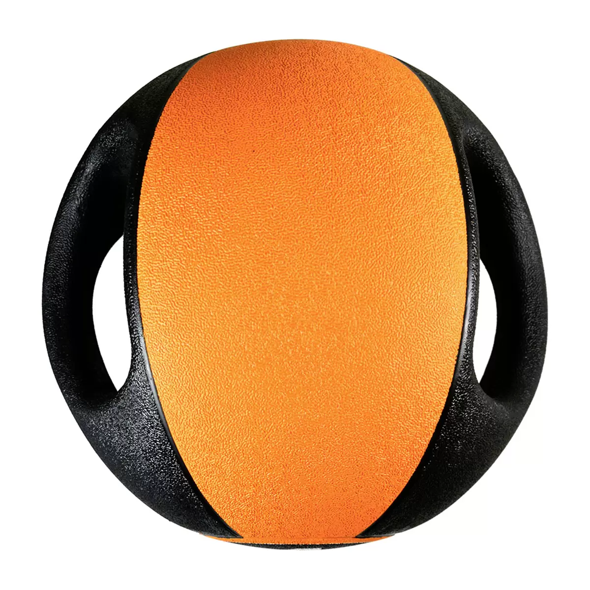 Medizinball mit Griffen Pure2Improve orange,schwarz