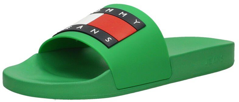 Tommy Hilfiger Tommy Jeans Pool Slide Essential groen