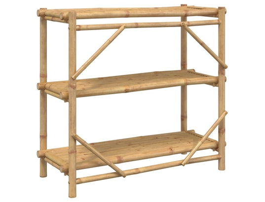 VIDAXL - Etagère étagère à 3 niveaux 100x40x90 cm bambou