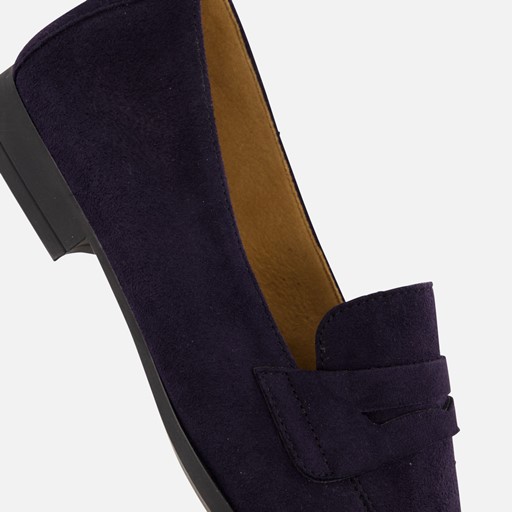 Gabor Instappers blauw Suede