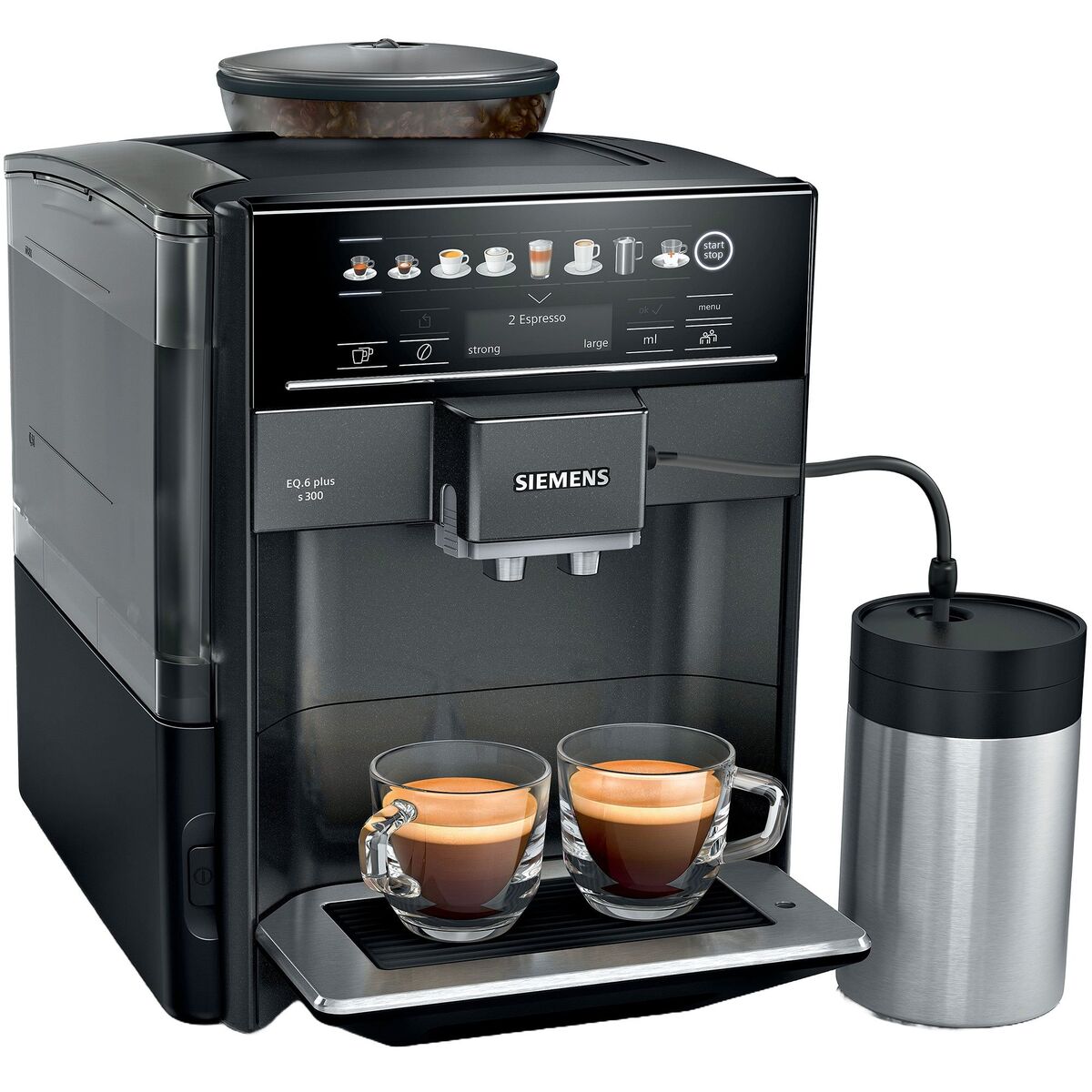 EQ6 Plus kaffemaskin, svart