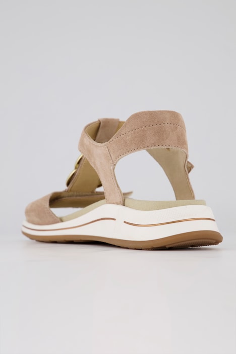 ara Leder-Sandalen, Klettverschluss, Komfortweite