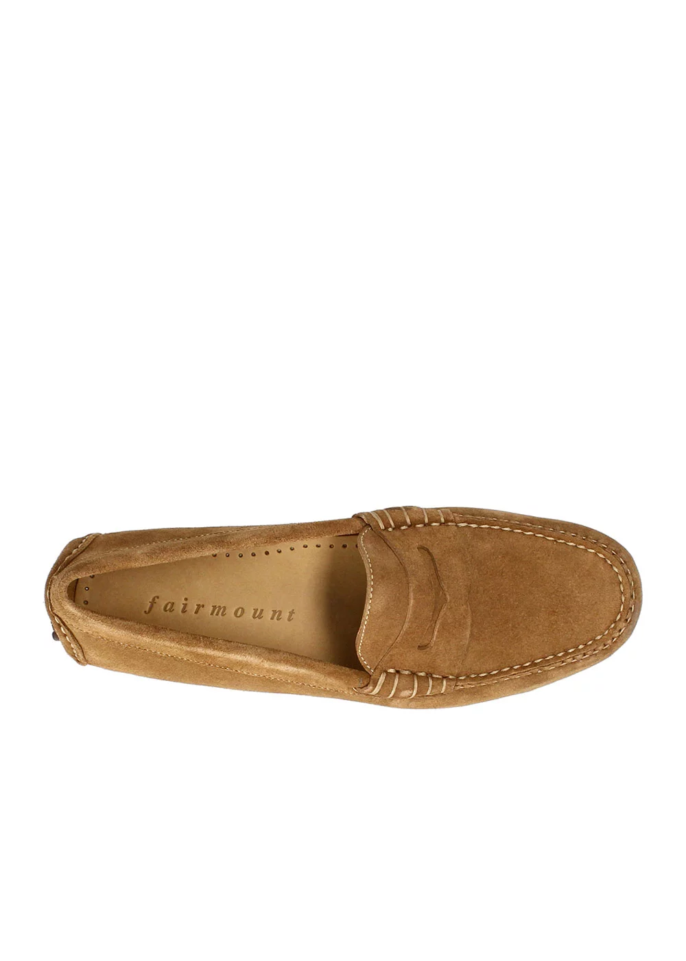 MOCASSIN BUCK DRIVER VELOURS TABAC