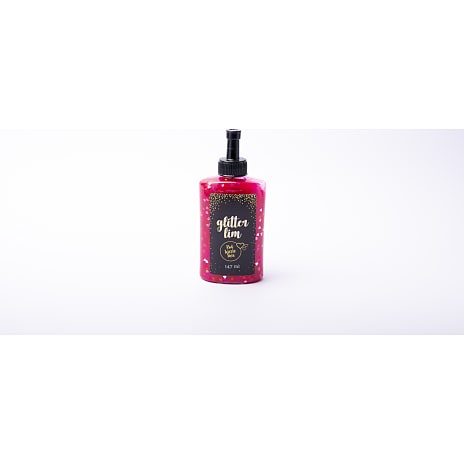 Glitterlim - rød hjerte mix 147ml