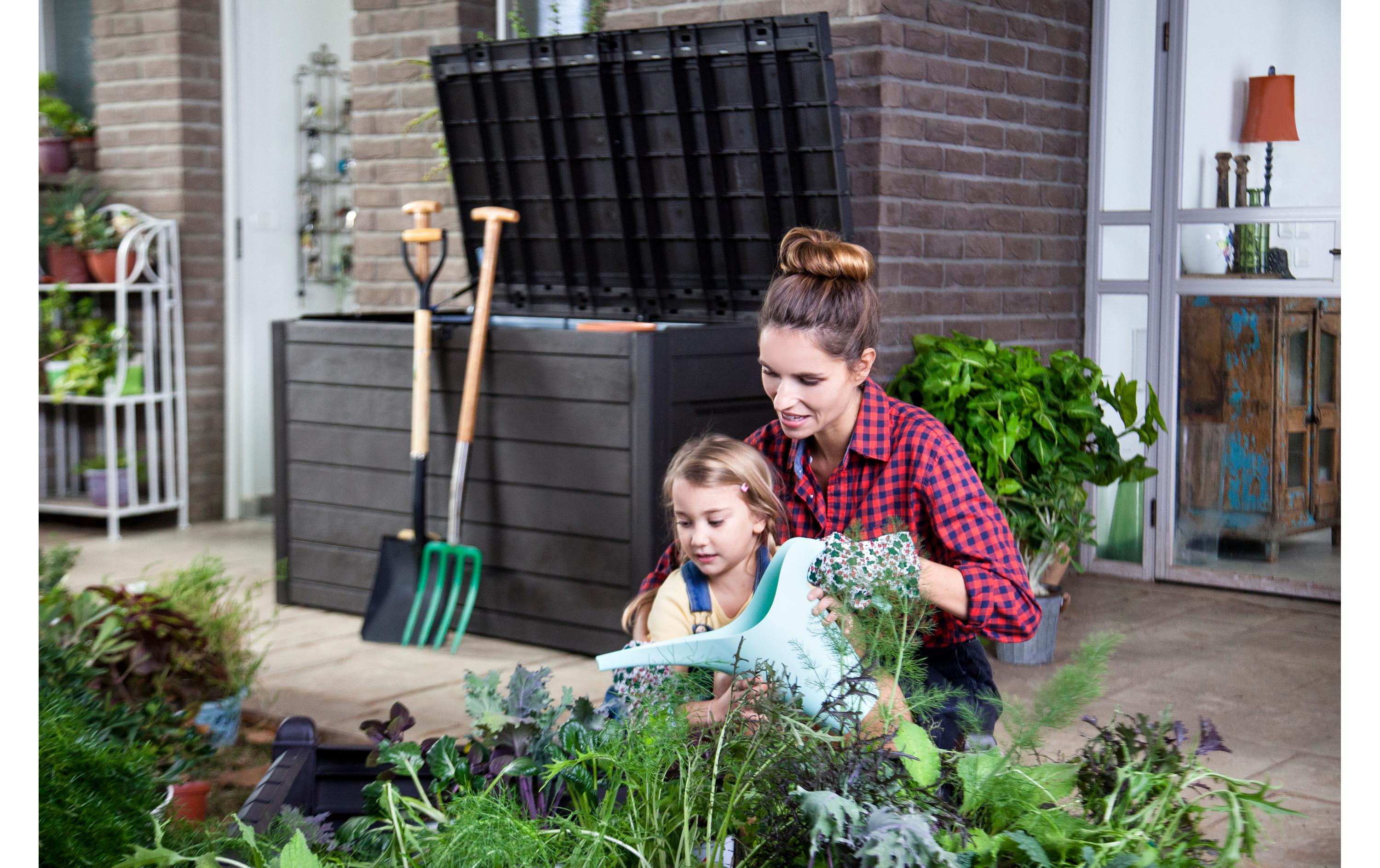 Gartenbox Ontario, Graphit<br>Outdoor-Aufbewahrungsbox 870 l