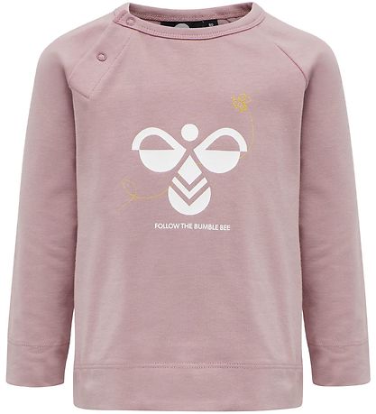 Hummel Pullover - hmlAlma - Pink m. Logo