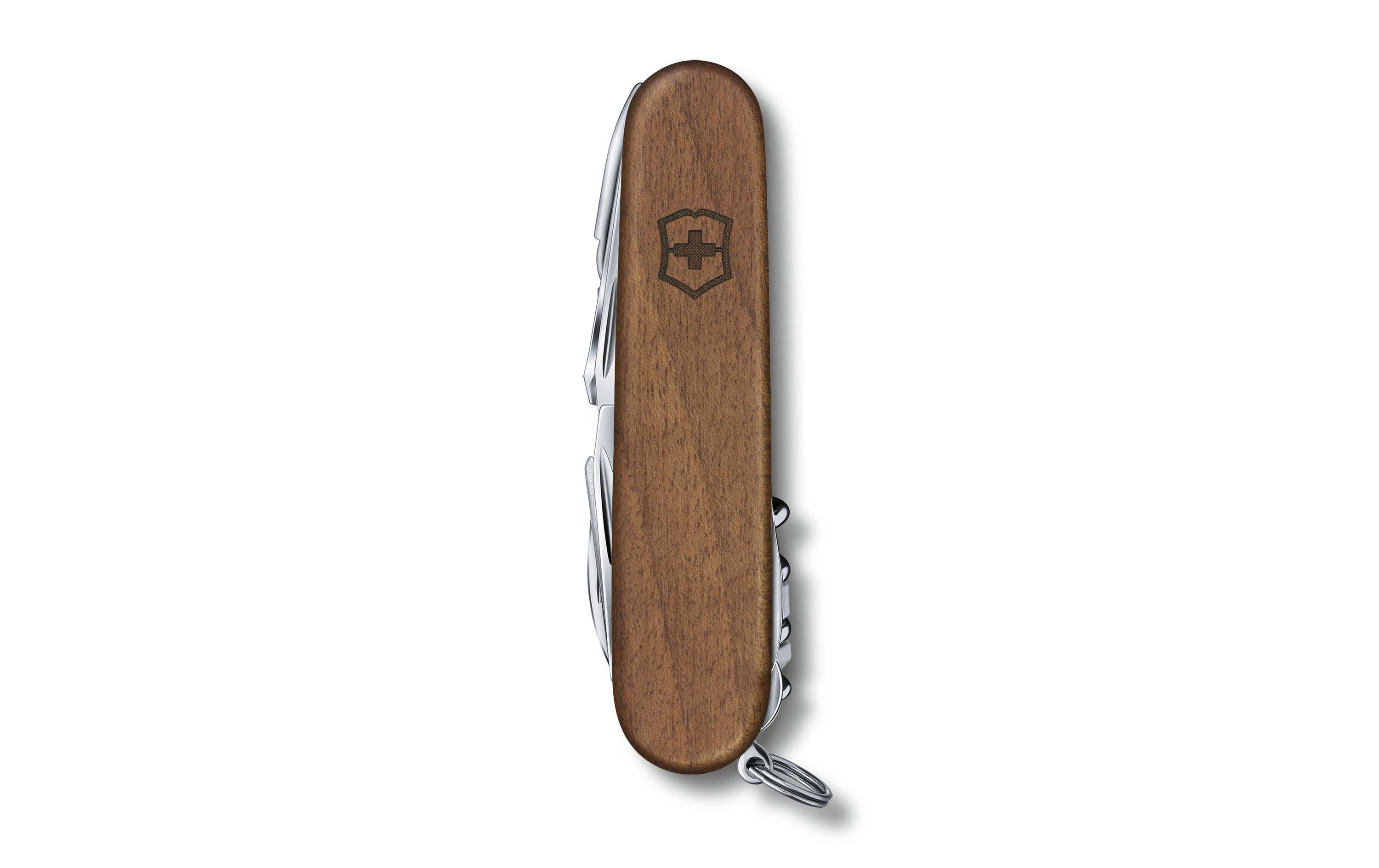Taschenmesser Swiss Champ Wood 91 mm<br>Schweizer Taschenmesser mit Nussbaumholz-Schalen