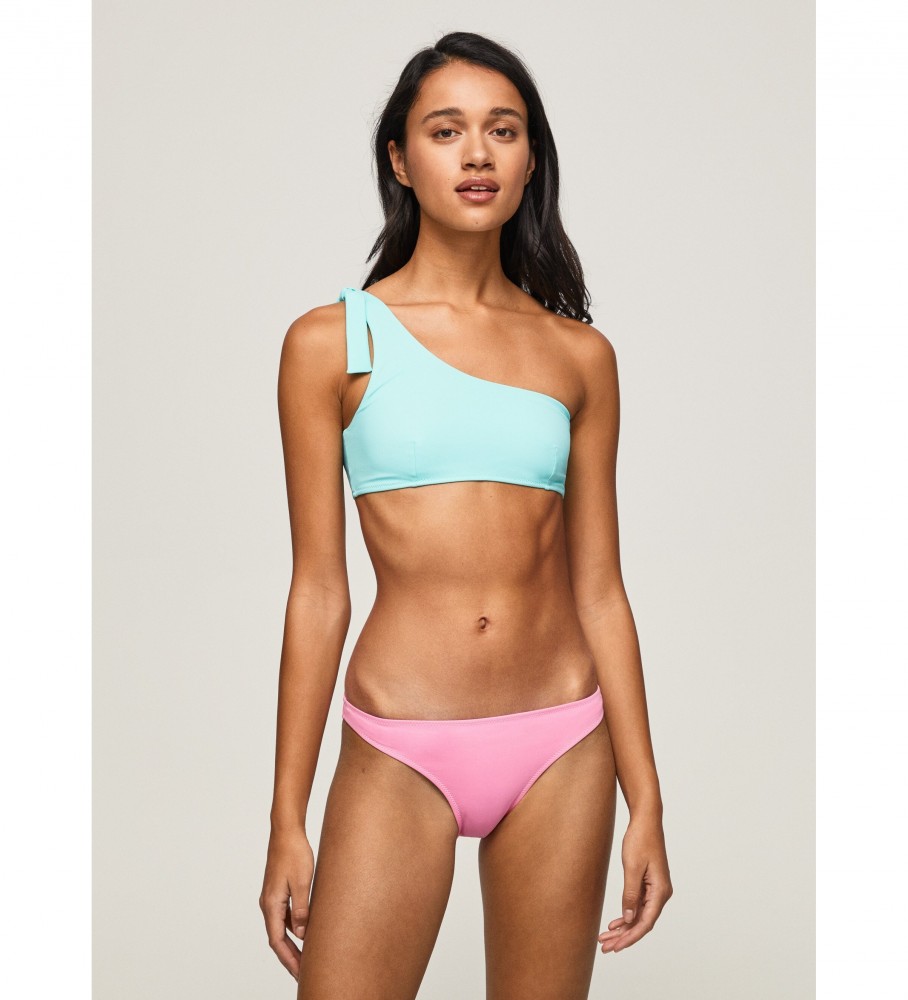 Calcinha de biquíni rosa mutia da Pepe Jeans