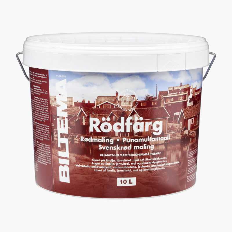 Rødmaling, 10 liter