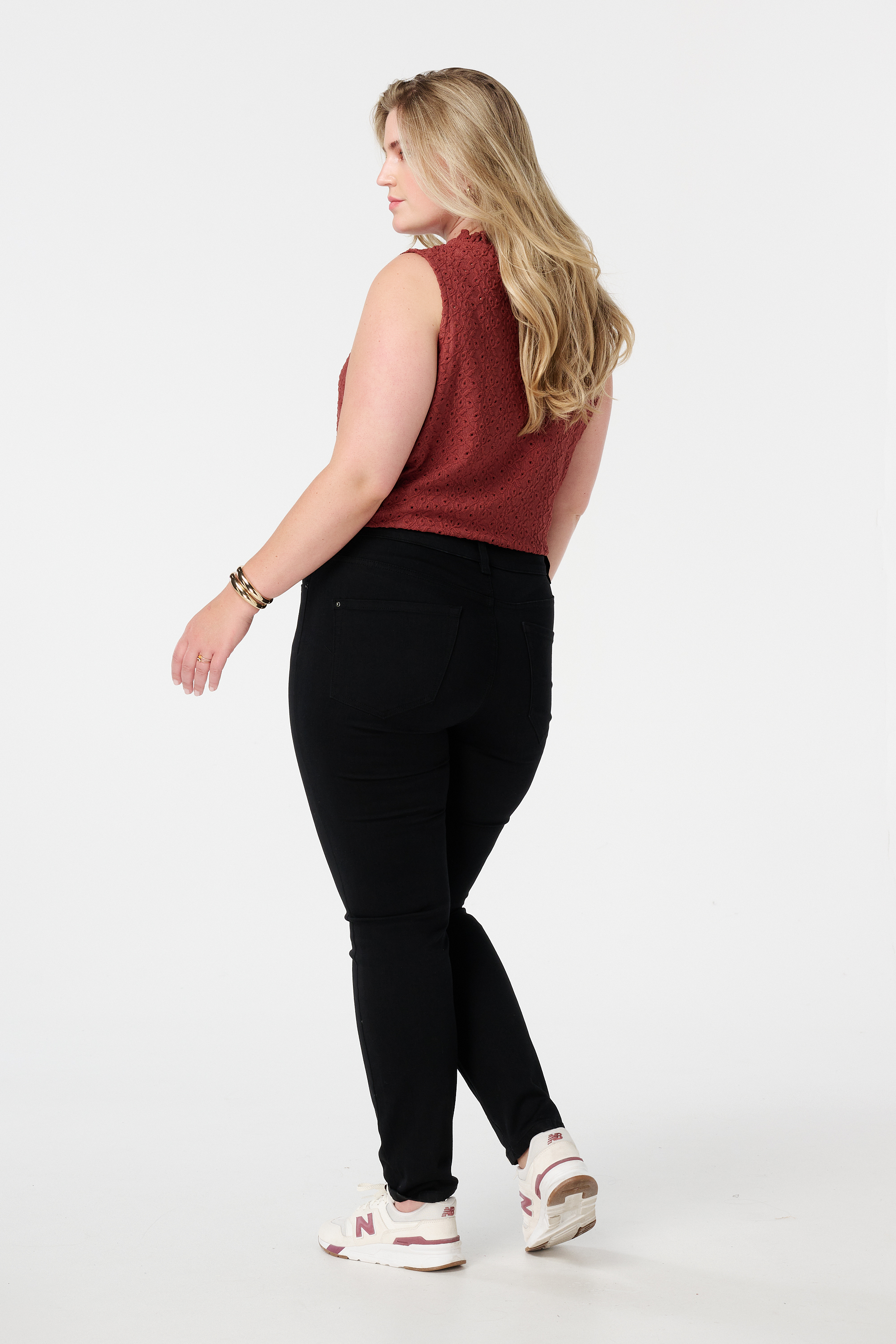 Slim leg jeans IRIS Zwart