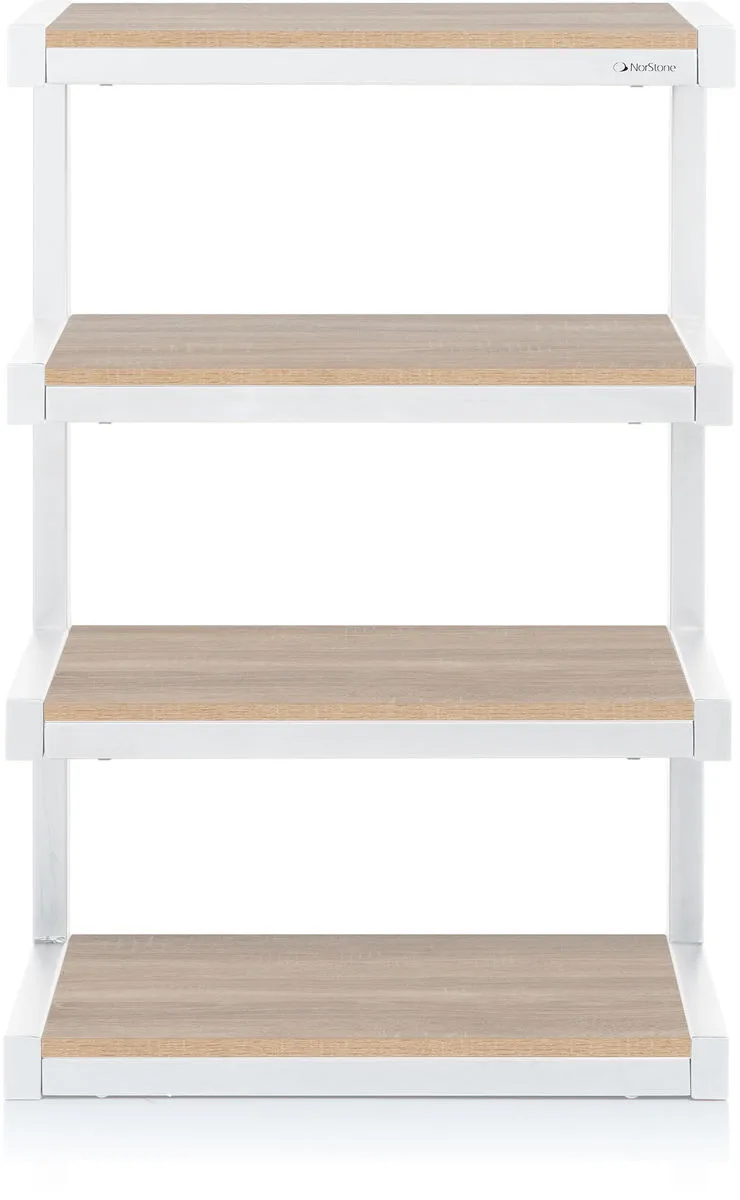 NorStone Esse Hi-Fi Blanc et Chêne Meubles hi-fi