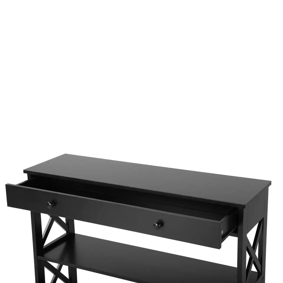 MONTGOMERY - Consoletafel - Zwart - MDF